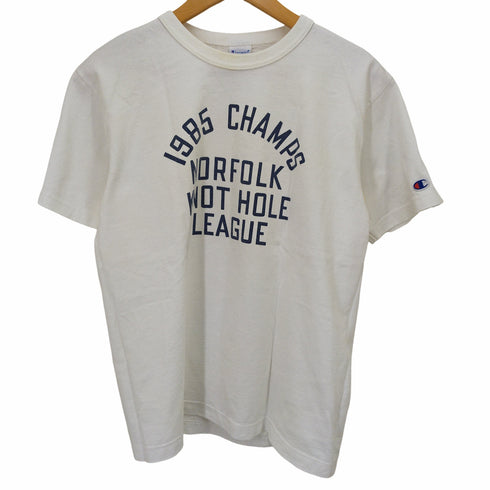 チャンピオン Champion USA製 T1011 4段プリント Tシャツ メンズ JPN:M