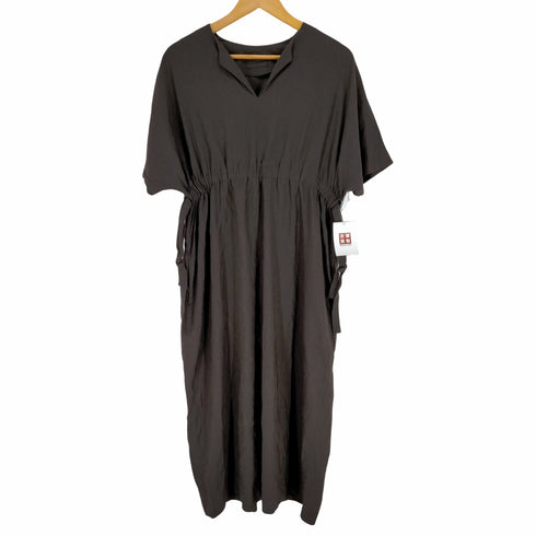 トゥモローランドコレクション TOMORROWLAND collection 21SS レーヨン混S/S ギャザーワンピース レディース JPN:34
