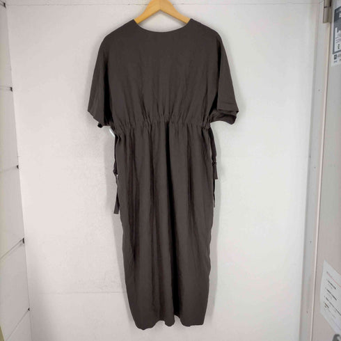 トゥモローランドコレクション TOMORROWLAND collection 21SS レーヨン混S/S ギャザーワンピース レディース JPN:34