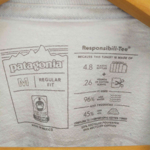 パタゴニア patagonia RESPONSIBILI-TEE バックプリントTシャツ メンズ M
