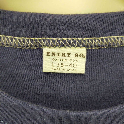 エントリーエスジー ENTRY SG 無地 コットン ポケットTシャツ メンズ JPN:L