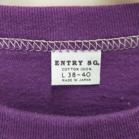 エントリーエスジー ENTRY SG 無地 コットンTシャツ メンズ JPN:L