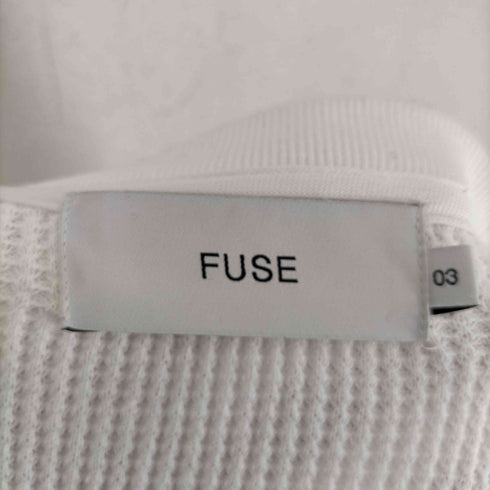 ヒューズ FUSE 24SS クルーネックドローコードワッフルTEE メンズ JPN:3