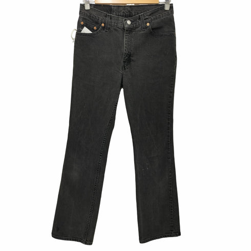 リーバイス Levis 517 ボタン裏554 ブラックデニム フレアデニムパンツ メンズ JPN:M
