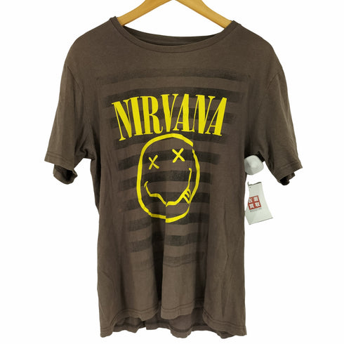 フロントプリント S/S バンドTシャツ メンズ import:L