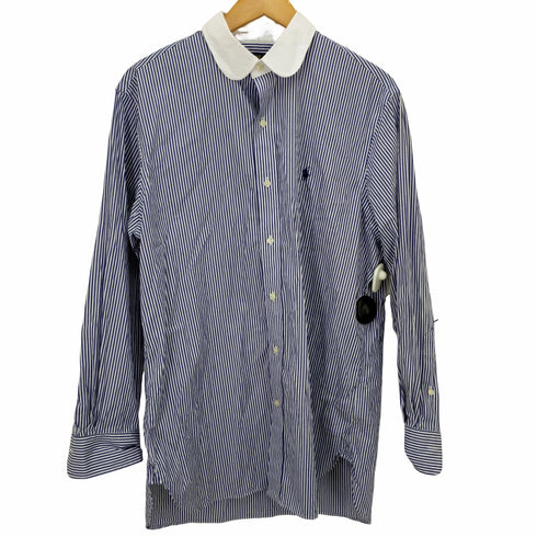 ポロラルフローレン POLO RALPH LAUREN インドネシア製 CLASSICFIT ストライプポプリンシャツ メンズ 32/33