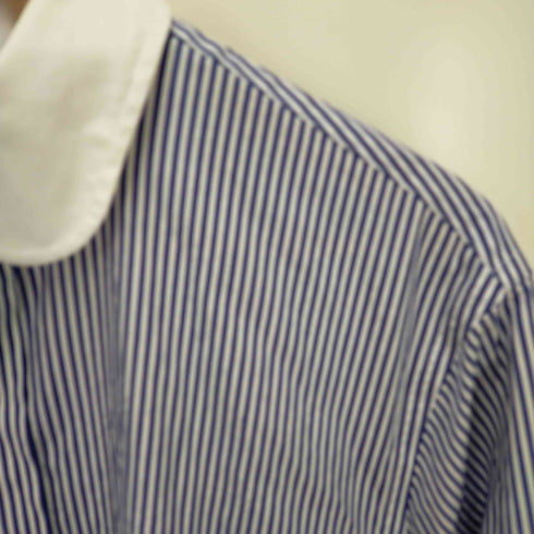 ポロラルフローレン POLO RALPH LAUREN インドネシア製 CLASSICFIT ストライプポプリンシャツ メンズ 32/33