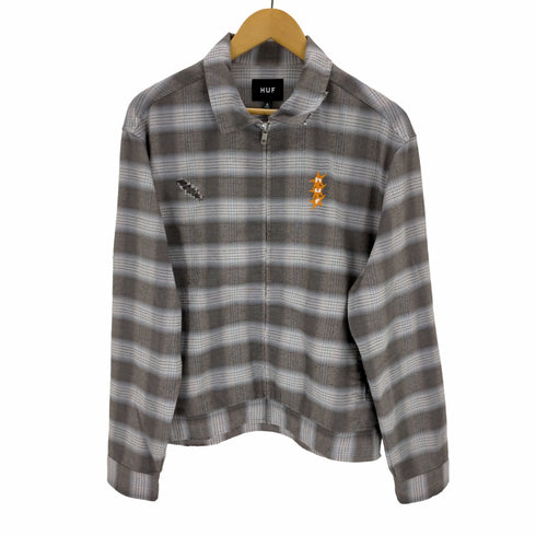 ハフ HUF ALL STAR DAMAGE ZIP SHIRT メンズ JPN:S