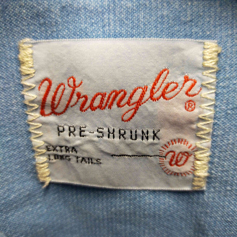 ラングラー Wrangler ベロア調コットン ウエスタンシャツ メンズ JPN:M
