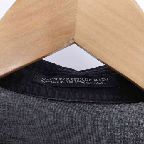 ヨウジヤマモト プリュスノアール YOHJI YAMAMOTO+NOIR 21SS スクエア型 ロング ブラウス レディース JPN:1