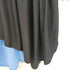 ザラ ZARA BLACK AND BLUE RIBBED DRESS WITH RUCHING レディース JPN:L