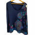 デシグアル Desigual Blouse BOLONIA Regular Fit ビジューフラワープリントカットソー レディース import:XL