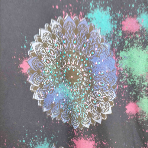 デシグアル Desigual Blouse BOLONIA Regular Fit ビジューフラワープリントカットソー レディース import:XL