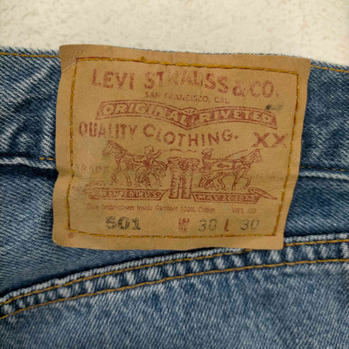 リーバイス Levis 501 02年08月製 ボタン裏324 グアテマラ工場 ボタンフライデニムパンツ メンズ W30