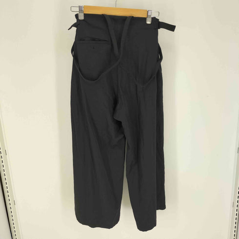 ヨウジヤマモト プリュスノアール YOHJI YAMAMOTO+NOIR 21SS サイドボタン ワイド キャミ オールインワン パンツ レディース 1