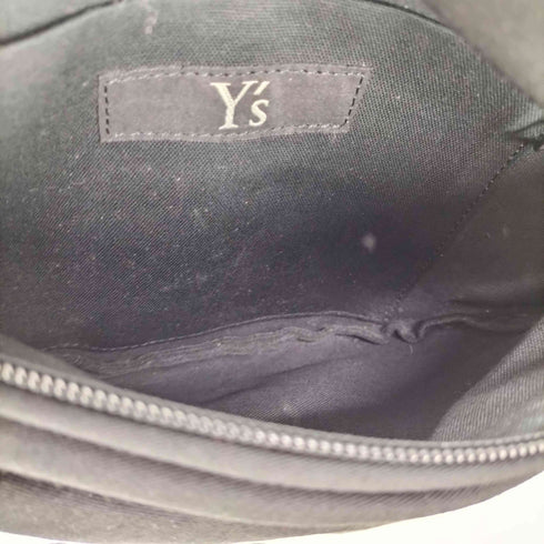 ワイズ Y’s WOOL GABARDINE PANELED DRAPE BAG メンズ