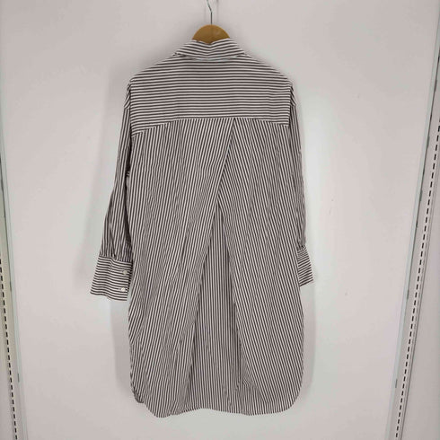 マディソンブルー MADISONBLUE OVERSIZED SPLIT TUCK OP B.STRIPE レディース S