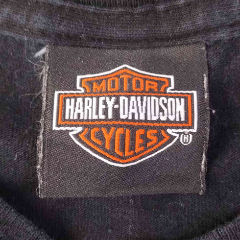 ハーレーダビッドソン HARLEY-DAVIDSON 両面プリント クロップド L/S カットソー レディース