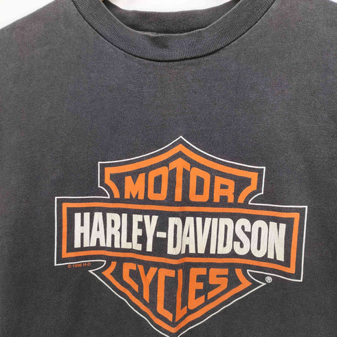 ハーレーダビッドソン HARLEY-DAVIDSON 両面プリント クルーネック カットソー メンズ JPN:M