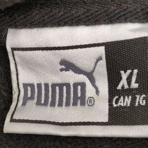 プーマ PUMA 00s ロゴ刺繍 切替スナップボタンフーディ メンズ import:XL