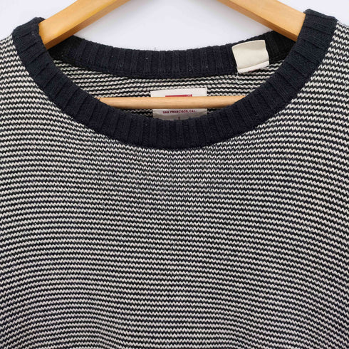 リーバイス Levis RELAXED シェブロンボーダー コットン ニット メンズ JPN:L