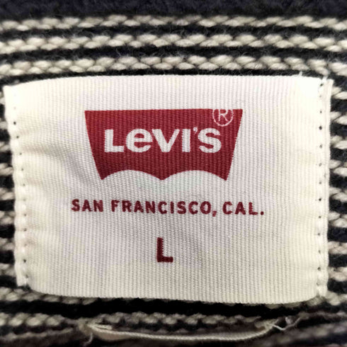 リーバイス Levis RELAXED シェブロンボーダー コットン ニット メンズ JPN:L
