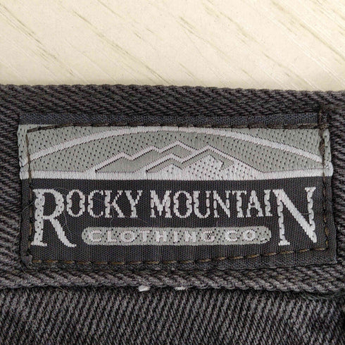 ロッキーマウンテンフェザーベッド ROCKY MOUNTAIN 90-00s Y2K タックハイウエストテーパードデニム レディース 25/1