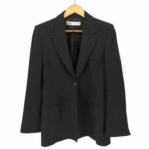 ザラ ZARA Double Breasted Blazer Jacket レディース import:M