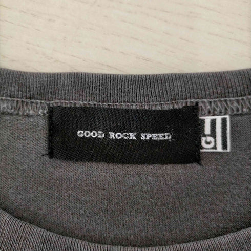 グッドロックスピード GOOD ROCK SPEED 七分袖 ヴィンテージ加工 KECKS イーグルプリントTシャツ レディース FREE
