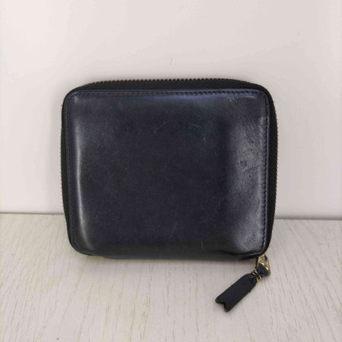 コムデギャルソン COMME des GARCONS ラウンドジップ レザー二つ折り財布 メンズ