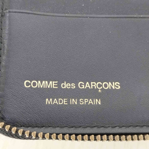 コムデギャルソン COMME des GARCONS ラウンドジップ レザー二つ折り財布 メンズ