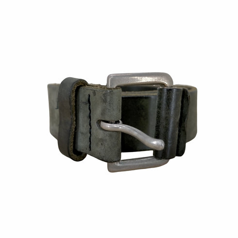 ステューシー Stussy NUBUCK LETHER BELT increase the peace メンズ L/XL