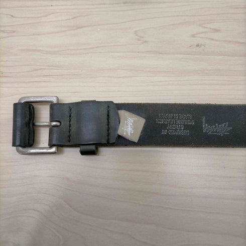 ステューシー Stussy NUBUCK LETHER BELT increase the peace メンズ L/XL