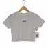 エックスガール X-girl MILLS LOGO S/S CROPPED TOP メンズ JPN:M