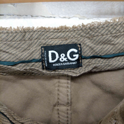 ディーアンドジードルチェアンドガッバーナ D&G DOLCE&GABBANA ベロアパンツ メンズ 38