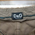 ディーアンドジードルチェアンドガッバーナ D&G DOLCE&GABBANA ベロアパンツ メンズ 38
