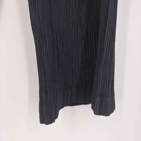 イッセイミヤケ ISSEY MIYAKE WHITE LABEL プリーツ ワイドパンツ レディース 0