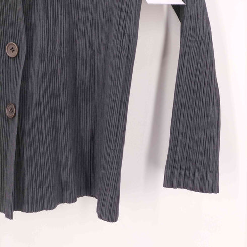 イッセイミヤケ ISSEY MIYAKE WHITE LABEL プリーツ 4Bテーラードジャケット レディース 2