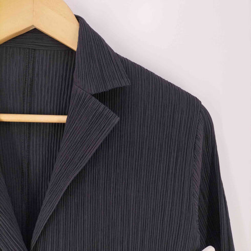 イッセイミヤケ ISSEY MIYAKE WHITE LABEL プリーツ 4Bテーラードジャケット レディース 2