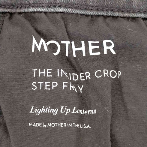 マザー mother クロップドレイヤーカットデニムパンツ レディース 27