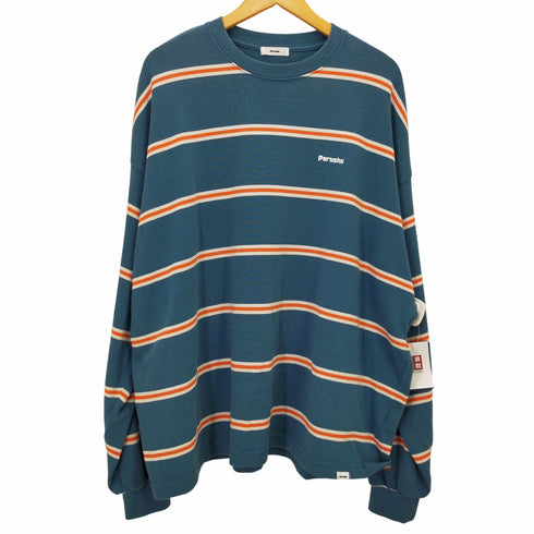 ペルーシュ Perushu ボーダー プルオーバースウェット メンズ import:L