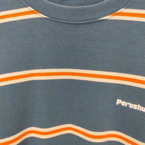 ペルーシュ Perushu ボーダー プルオーバースウェット メンズ import:L