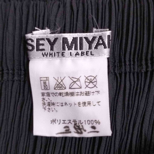 イッセイミヤケ ISSEY MIYAKE WHITE LABEL 刺繍 プリーツ タイトフレアスカート レディース 1