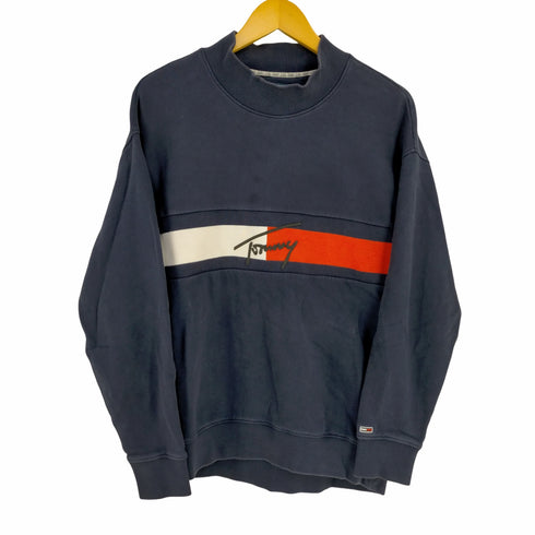 トミージーンズ tommy jeans モックネックスウェット メンズ import:M