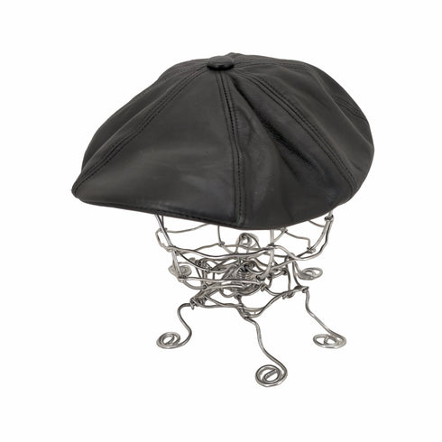 カンゴール KANGOL 羊革 レザーキャスケット メンズ LARGE
