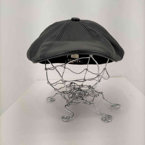 カンゴール KANGOL 羊革 レザーキャスケット メンズ LARGE