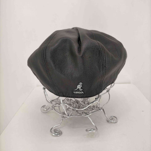 カンゴール KANGOL 羊革 レザーキャスケット メンズ LARGE