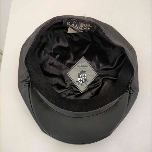 カンゴール KANGOL 羊革 レザーキャスケット メンズ LARGE