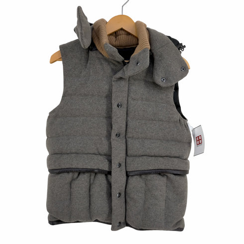 ケミット Kemit カシミヤ混 ダウンベスト メンズ 46