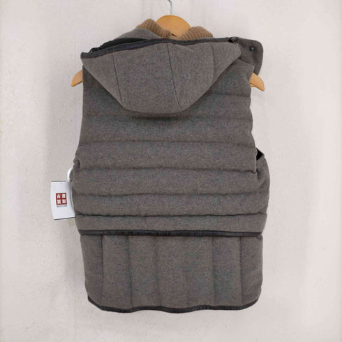 ケミット Kemit カシミヤ混 ダウンベスト メンズ 46